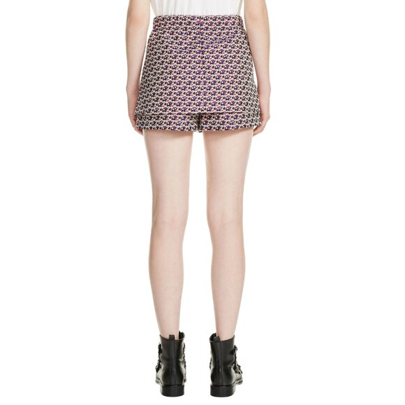 Maje Irosa Floral Jacquard Skort Shorts ASO Veronica Lodge - Picture 6 of 11